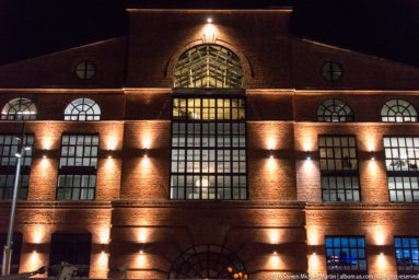 Building at Aker Brygge Marina by Steven Michael Martin