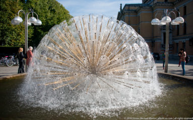 Fountain at Nationaltheatret (National Theatre) by Steven Michael Martin