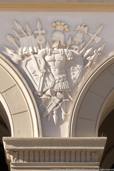 Coat of Arms at Det Kongelige Slott (The Royal Palace) by Steven Michael Martin