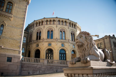 Stortinget (Supreme Legislature) of Norway by Steven Michael Martin