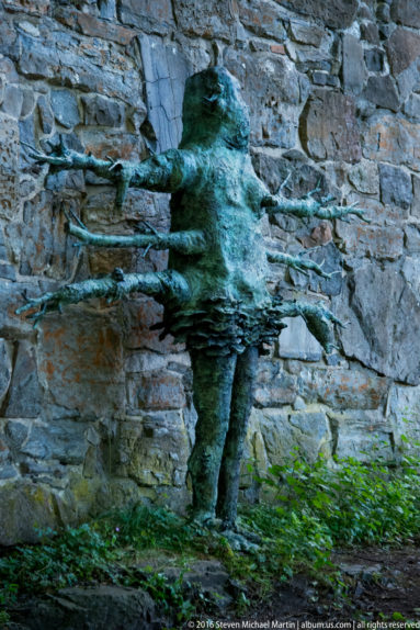 Sculpture at Akershus slott og festning (Castle and Fortress) by Steven Michael Martin