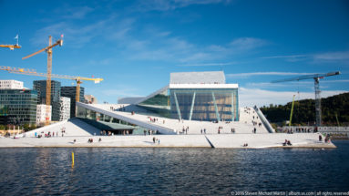 Exterior of Operahuset (Oslo Opera House) by Steven Michael Martin