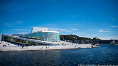 Exterior of Operahuset (Oslo Opera House) by Steven Michael Martin