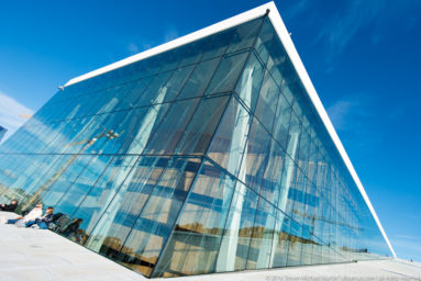 Exterior of Operahuset (Oslo Opera House) by Steven Michael Martin