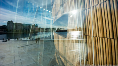 Exterior of Operahuset (Oslo Opera House) by Steven Michael Martin