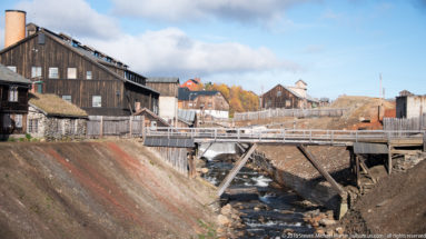 Waterfall in Røa and Glåma Rivers in Roros by Steven Michael Martin