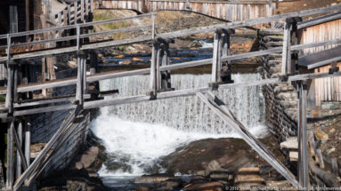 Waterfall in Røa and Glåma Rivers in Roros by Steven Michael Martin