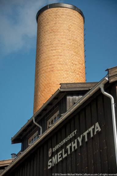 Smelting building in Roros by Steven Michael Martin