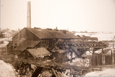 Historic photo of copper mill in Roros by Steven Michaael Martin