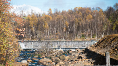 Waterfall in Røa and Glåma Rivers in Roros by Steven Michael Martin