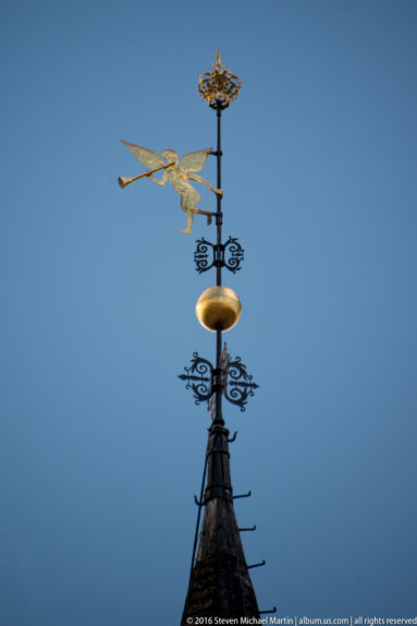 Steeple of Roros Church by Steven Michael Martin