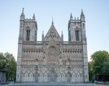 Nidaros Domkirke (Nidaros Cathedral) in Trondheim by Steven Michael Martin