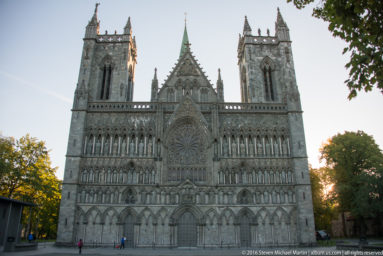 Nidaros Domkirke (Nidaros Cathedral) in Trondheim by Steven Michael Martin