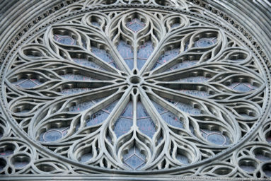 Detail of Nidaros Domkirke (Nidaros Cathedral) in Trondheim by Steven Michael Martin