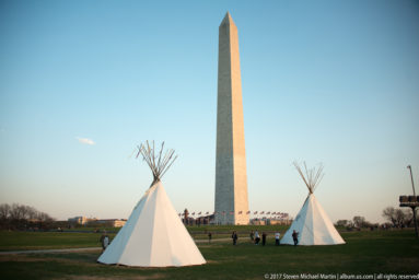 Teepees on National Mall