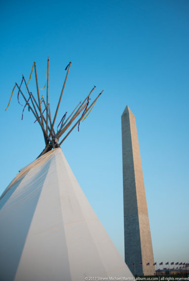 Teepee on National Mall