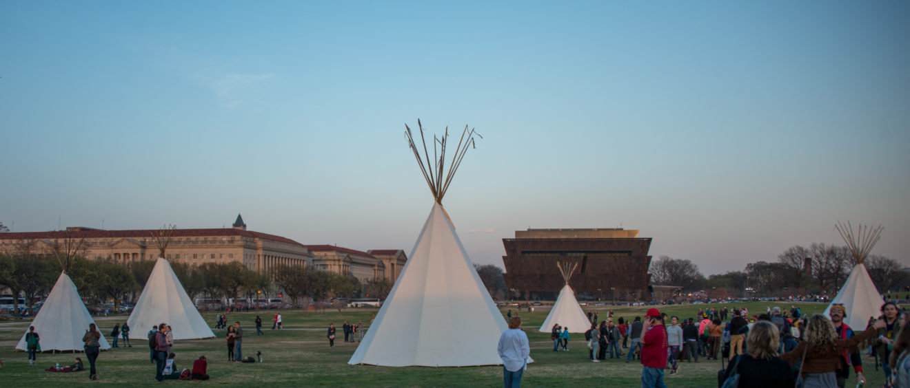 Teepees on National Mall