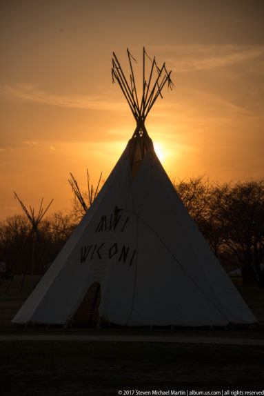 Teepee on National Mall