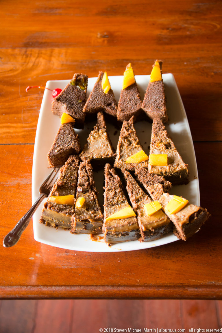 Triangular sandwiches with cheese garnish at Tuhauyo Lodge.