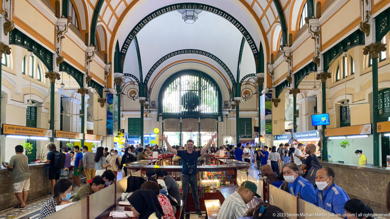 Crowded Central Post Office interior.