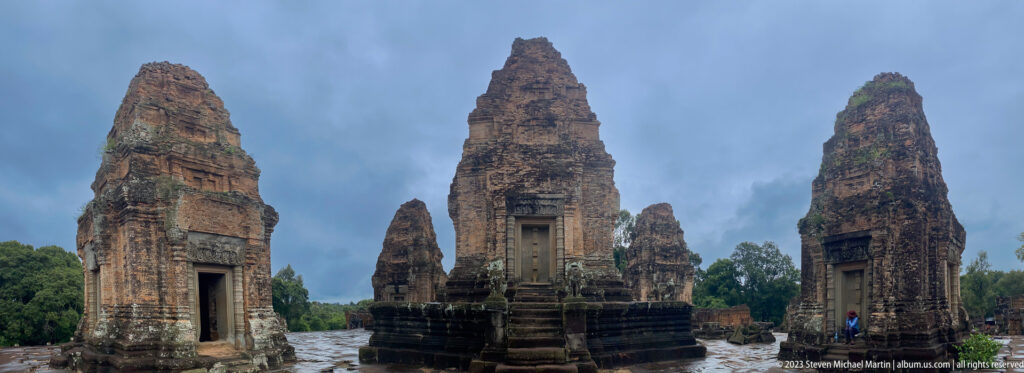 Three-tower composition