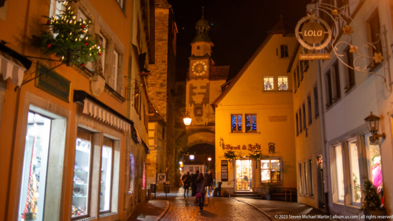 Rothenburg ob der Tauber at Night