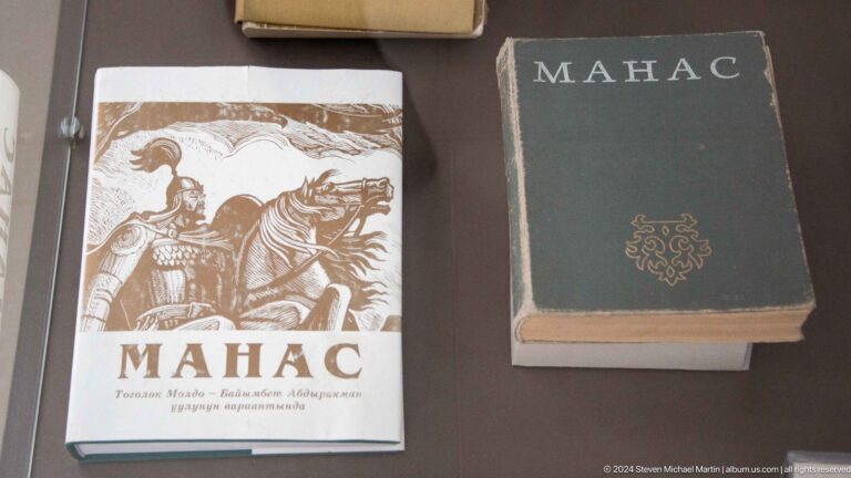 Books titled manas displayed together.