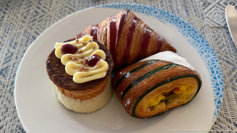 Plate of pastries and small desserts in Muscat, Oman.