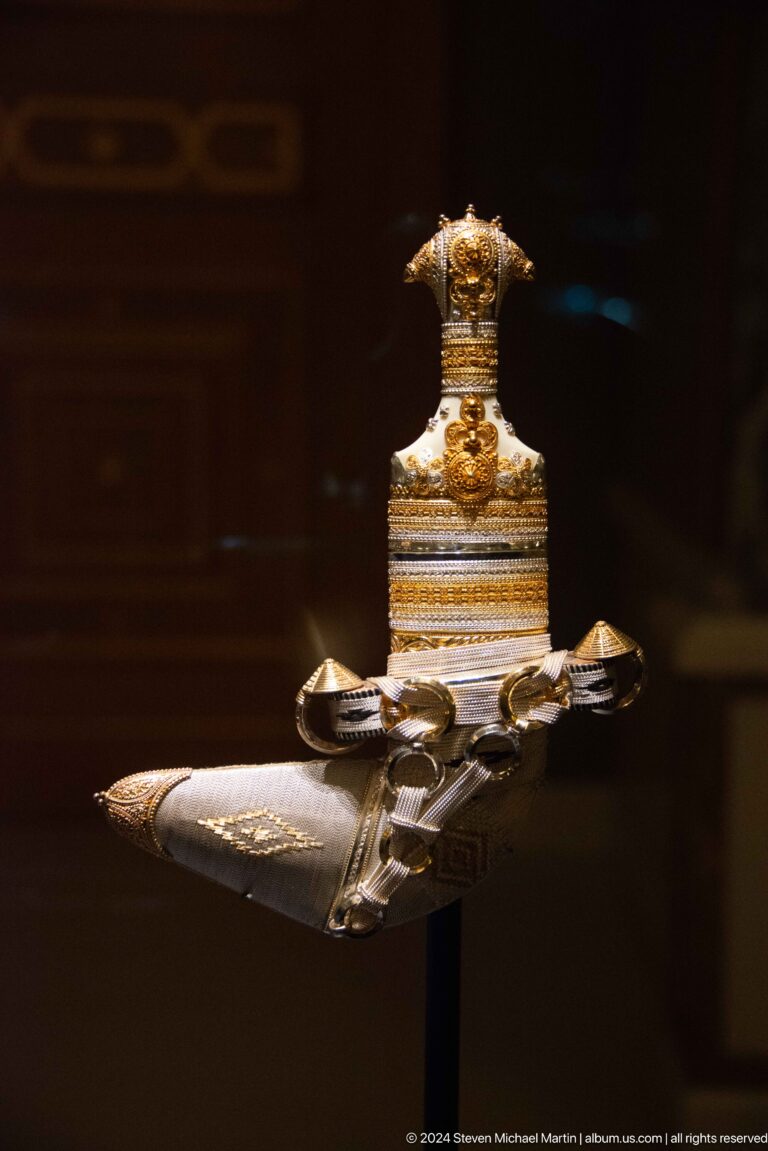 Ornate incense burner and small vessels.