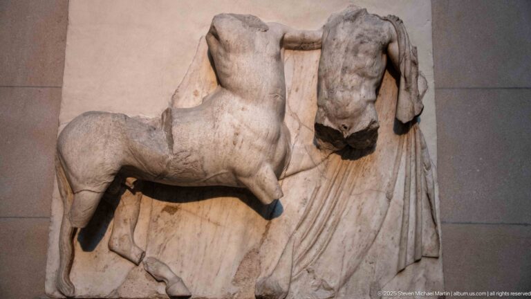 British Museum Parthenon Frieze and Pediments