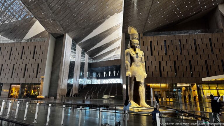 Grand Egyptian Museum Courtyard & Staircase